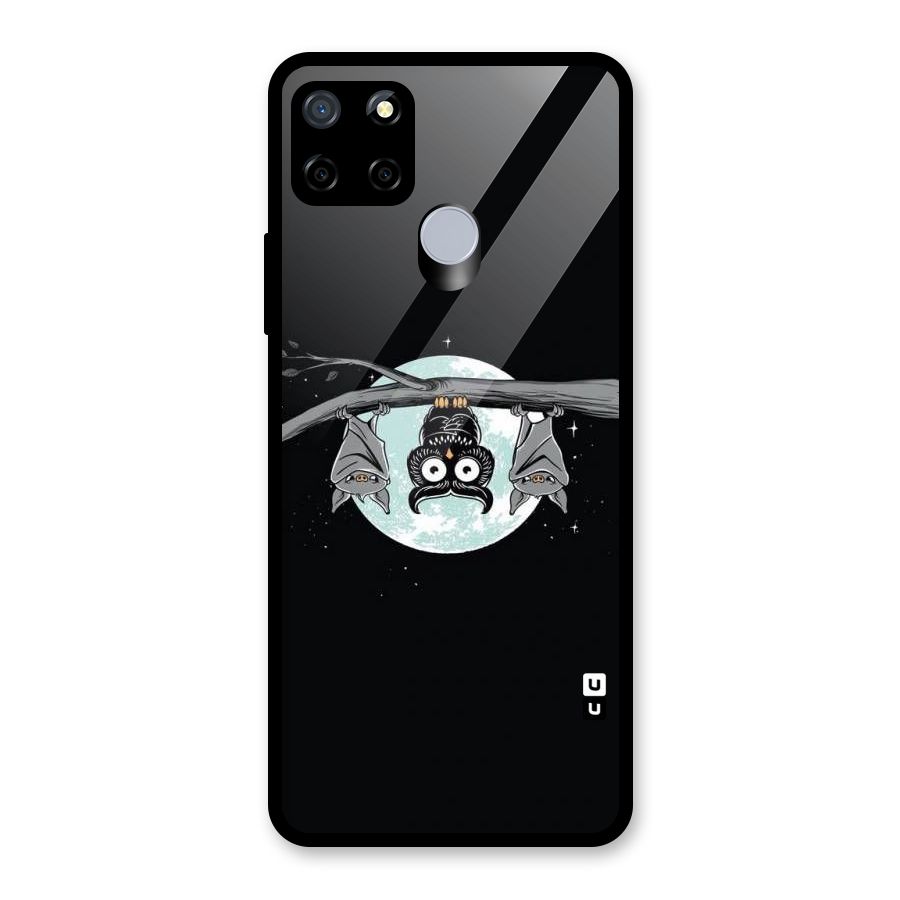 Owl Hanging Glass Back Case for Realme Narzo 20