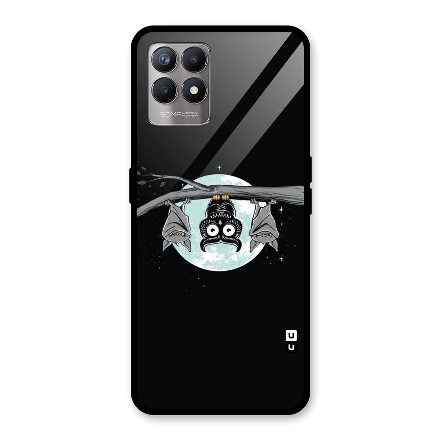 Owl Hanging Glass Back Case for Realme Narzo 50