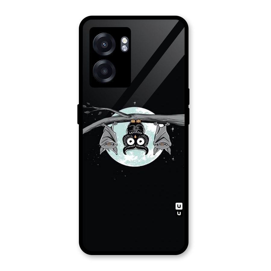 Owl Hanging Glass Back Case for Realme Narzo 50 5G