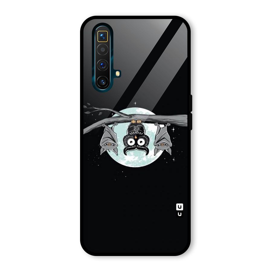 Owl Hanging Glass Back Case for Realme X3 SuperZoom