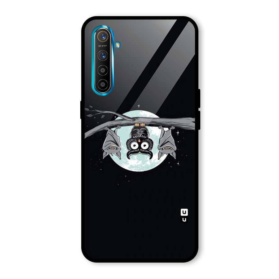 Owl Hanging Glass Back Case for Realme XT