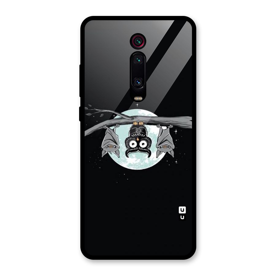 Owl Hanging Glass Back Case for Redmi K20