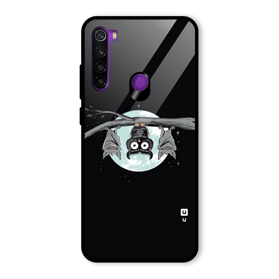 Owl Hanging Glass Back Case for Redmi Note 8