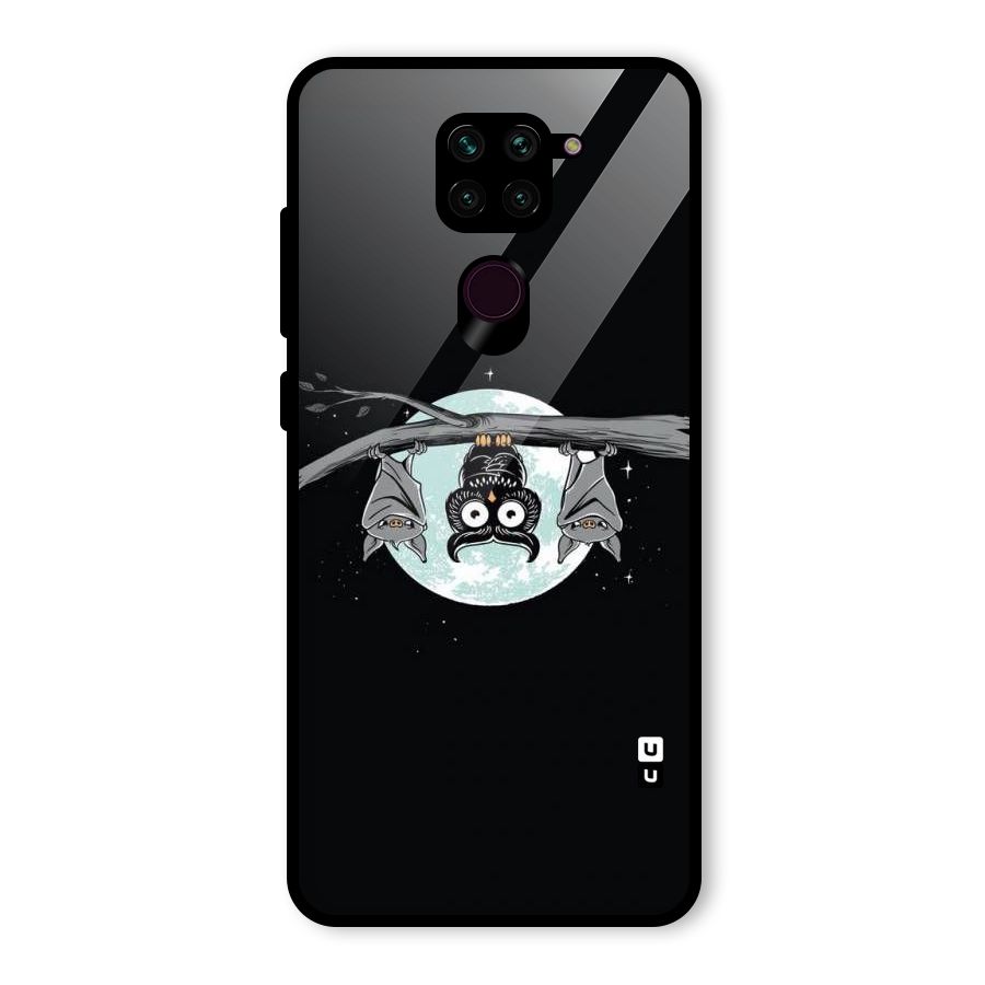 Owl Hanging Glass Back Case for Redmi Note 9