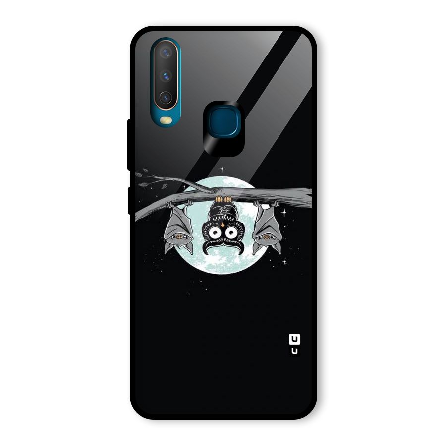 Owl Hanging Glass Back Case for Vivo U10