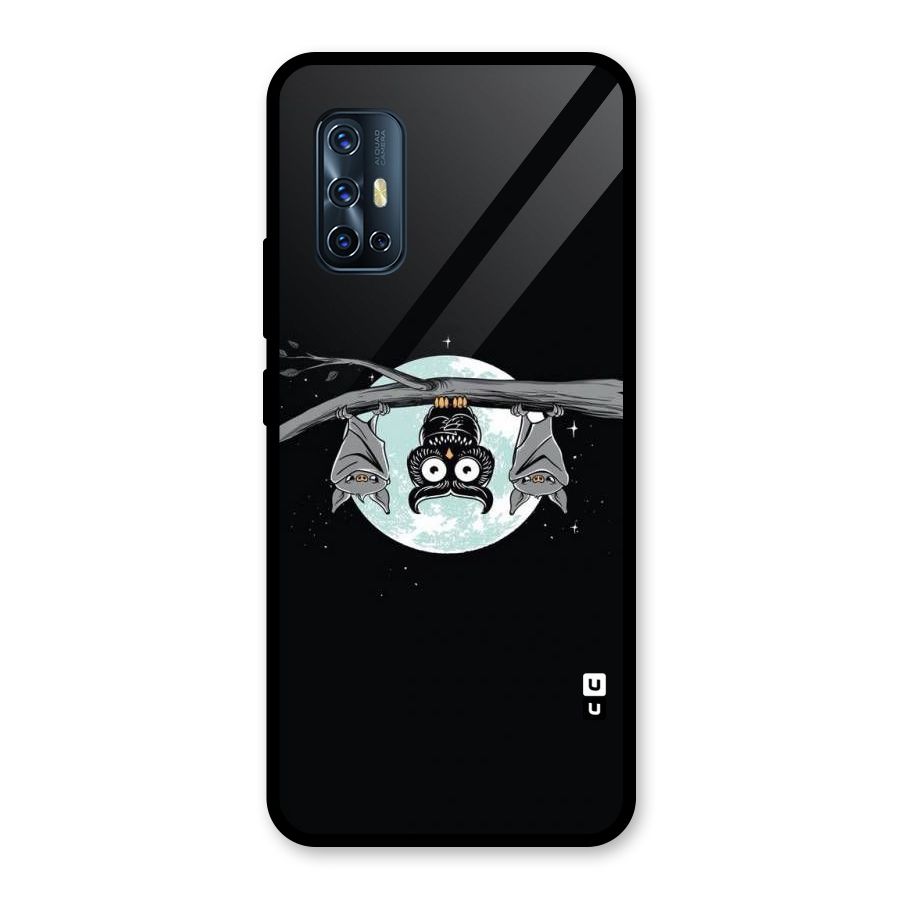 Owl Hanging Glass Back Case for Vivo V17