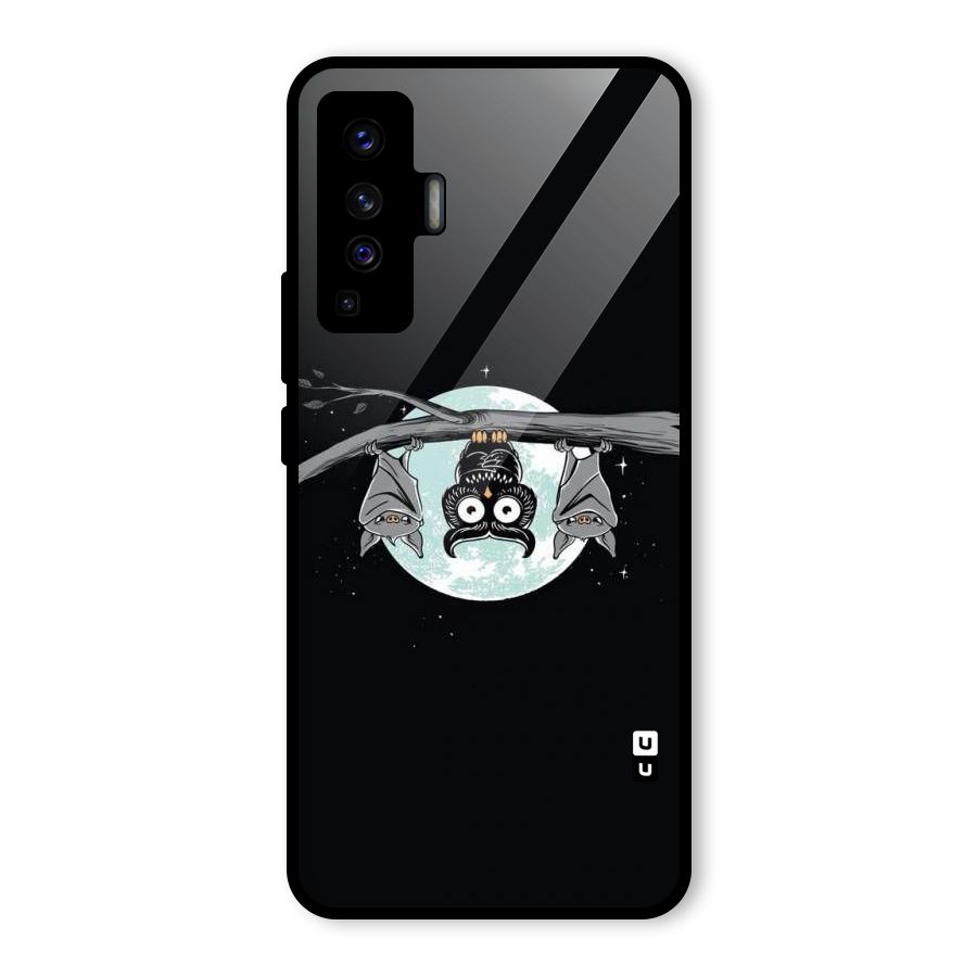 Owl Hanging Glass Back Case for Vivo X50