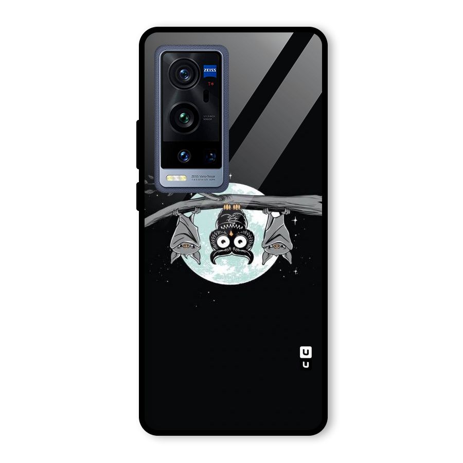 Owl Hanging Glass Back Case for Vivo X60 Pro Plus