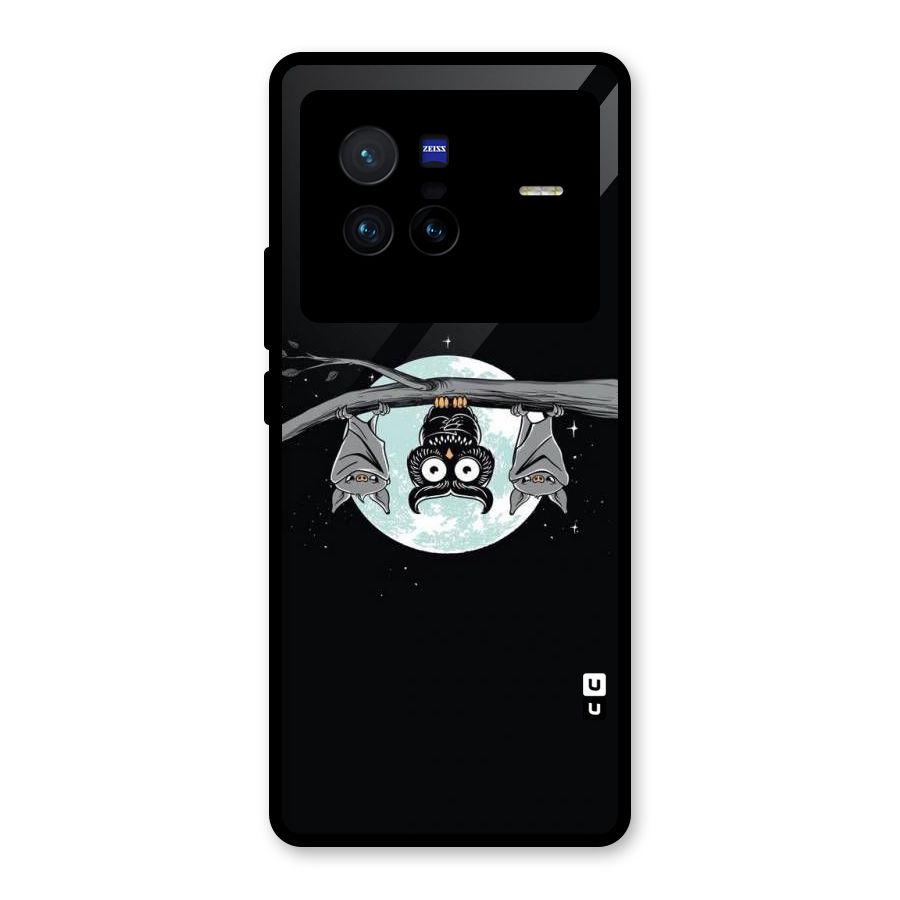 Owl Hanging Glass Back Case for Vivo X80