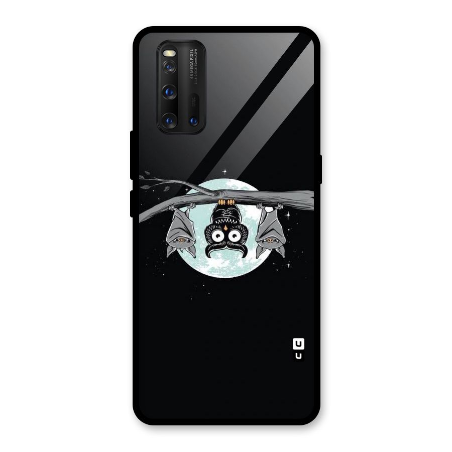 Owl Hanging Glass Back Case for Vivo iQOO 3