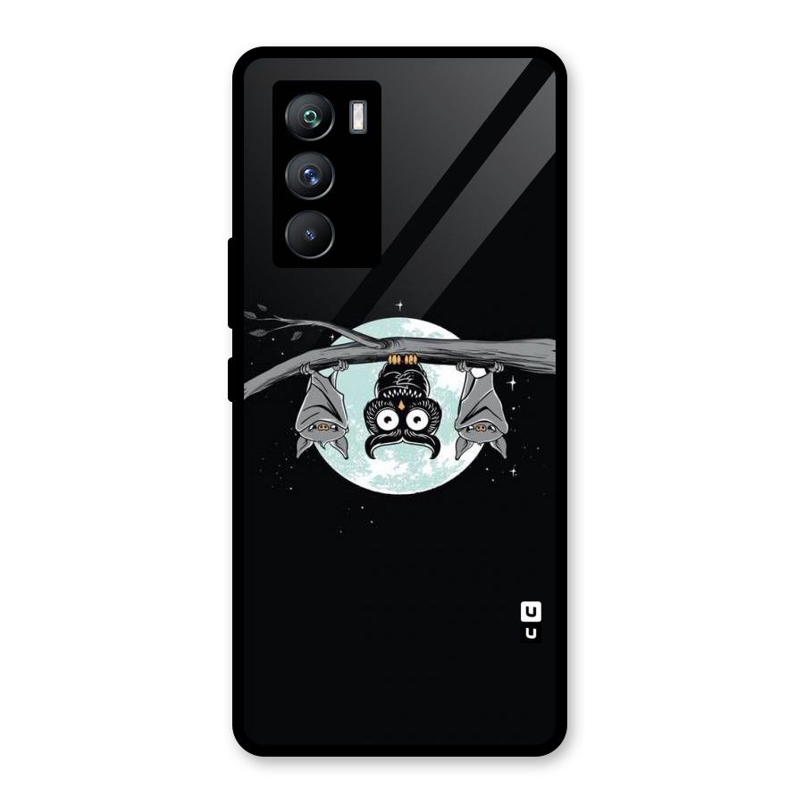 Owl Hanging Glass Back Case for Vivo iQOO 9 SE
