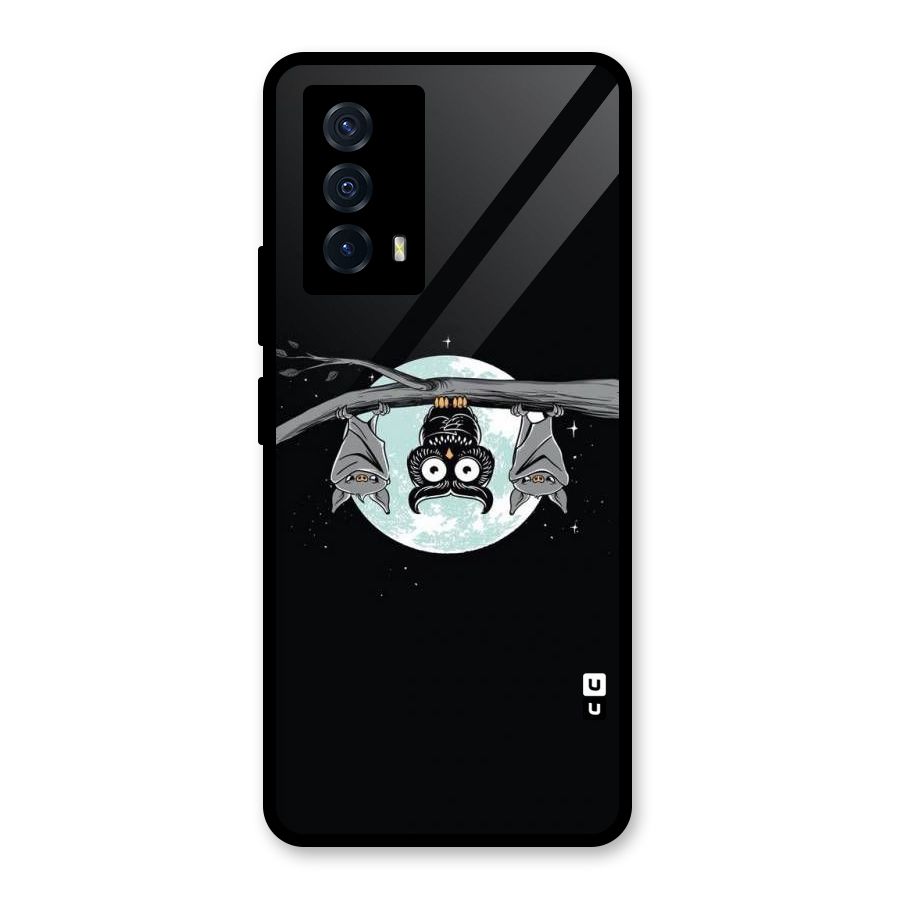 Owl Hanging Glass Back Case for Vivo iQOO Z5