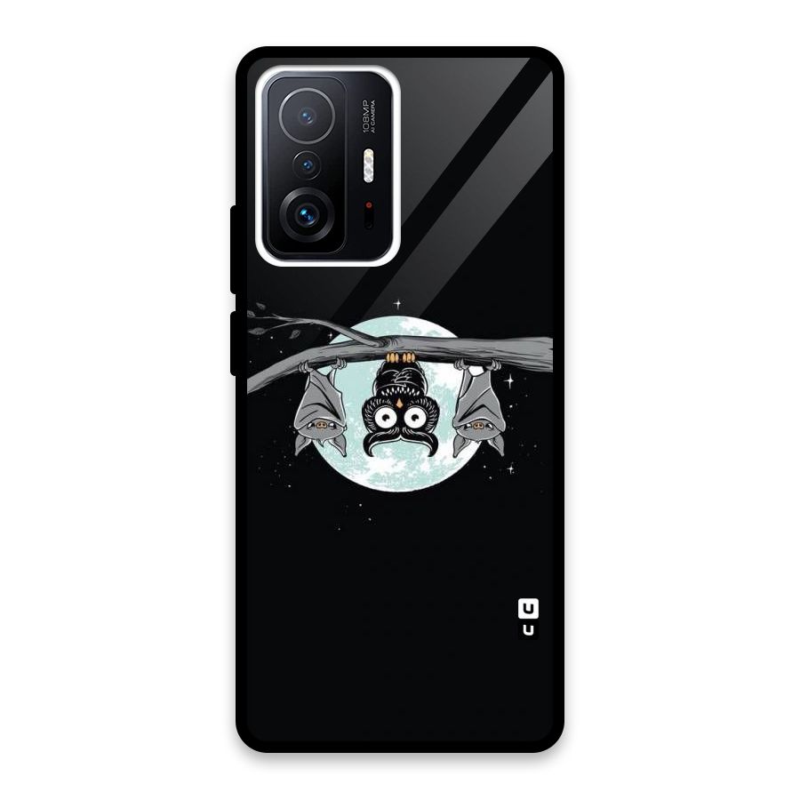Owl Hanging Glass Back Case for Xiaomi 11T Pro