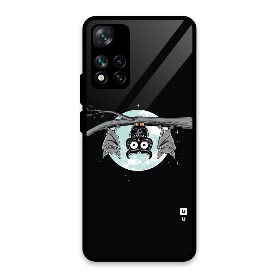 Owl Hanging Glass Back Case for Xiaomi 11i HyperCharge 5G