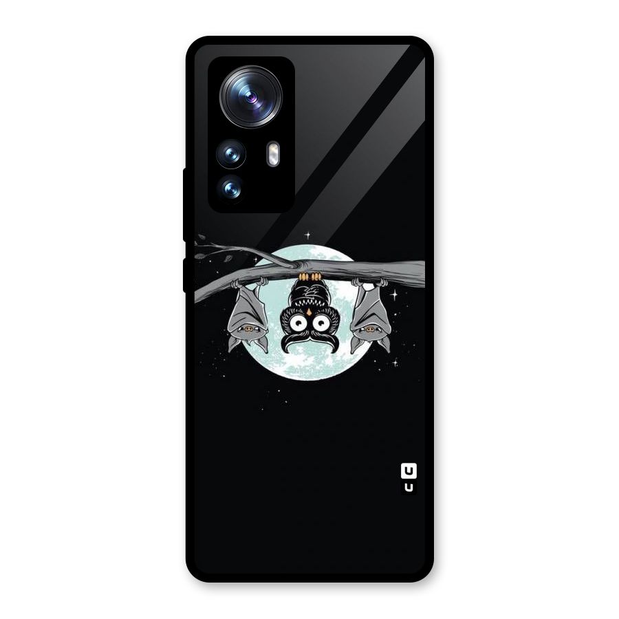 Owl Hanging Glass Back Case for Xiaomi 12 Pro