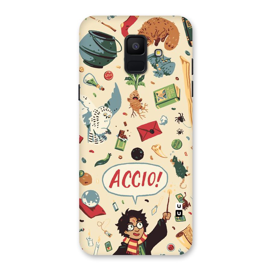 Owl Letter Back Case for Galaxy A6 (2018)