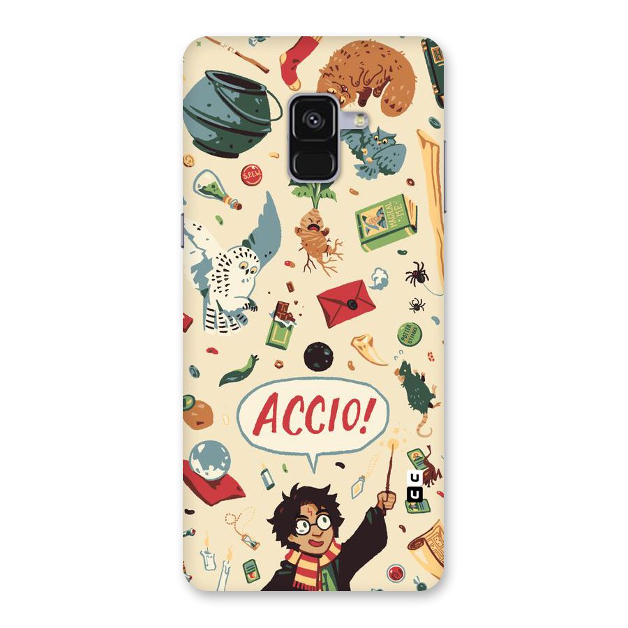 Owl Letter Back Case for Galaxy A8 Plus