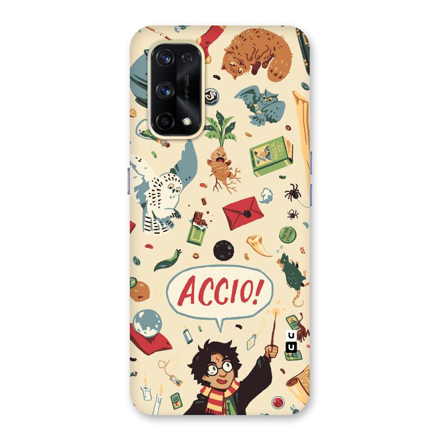 Owl Letter Glass Back Case for Realme X7 Pro