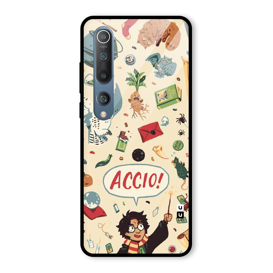 Owl Letter Glass Back Case for Mi 10