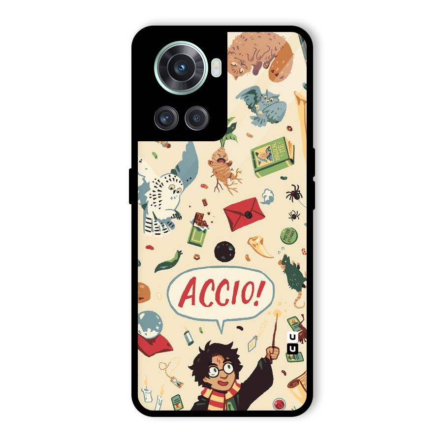 Owl Letter Glass Back Case for OnePlus 10R