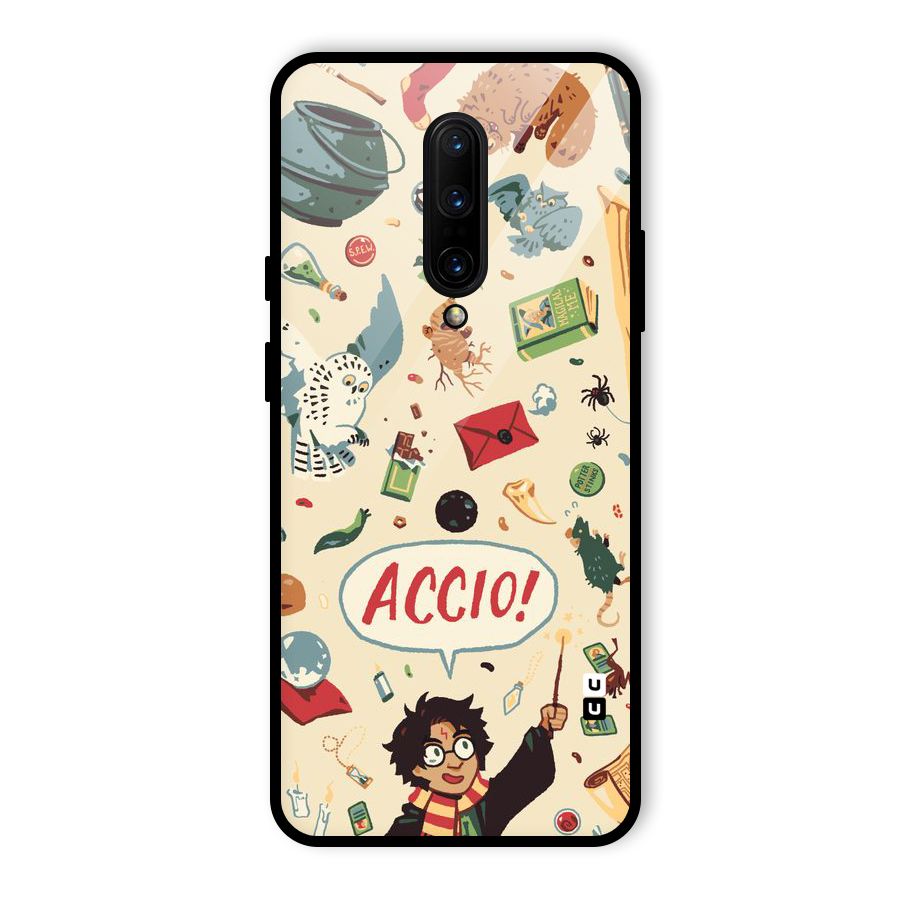 Owl Letter Glass Back Case for OnePlus 7 Pro