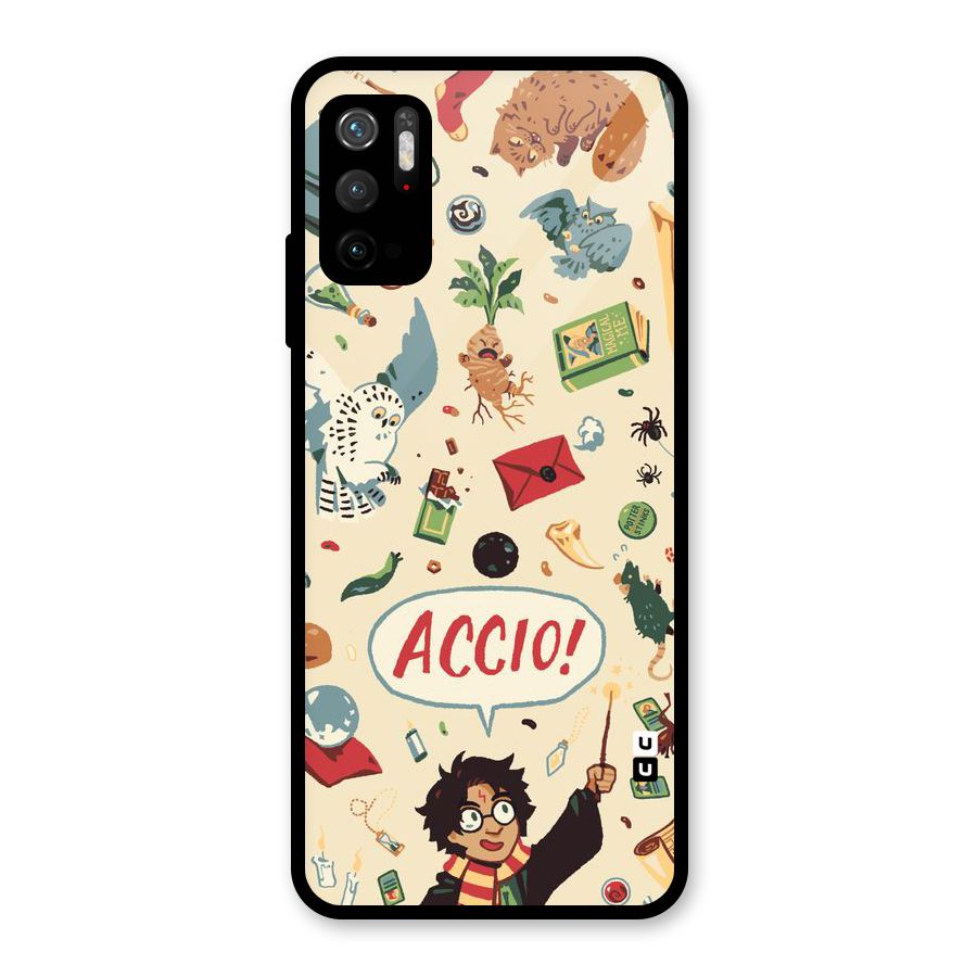 Owl Letter Glass Back Case for Poco M3 Pro 5G