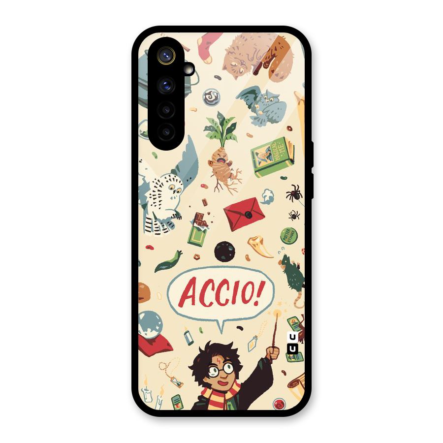 Owl Letter Glass Back Case for Realme 6i