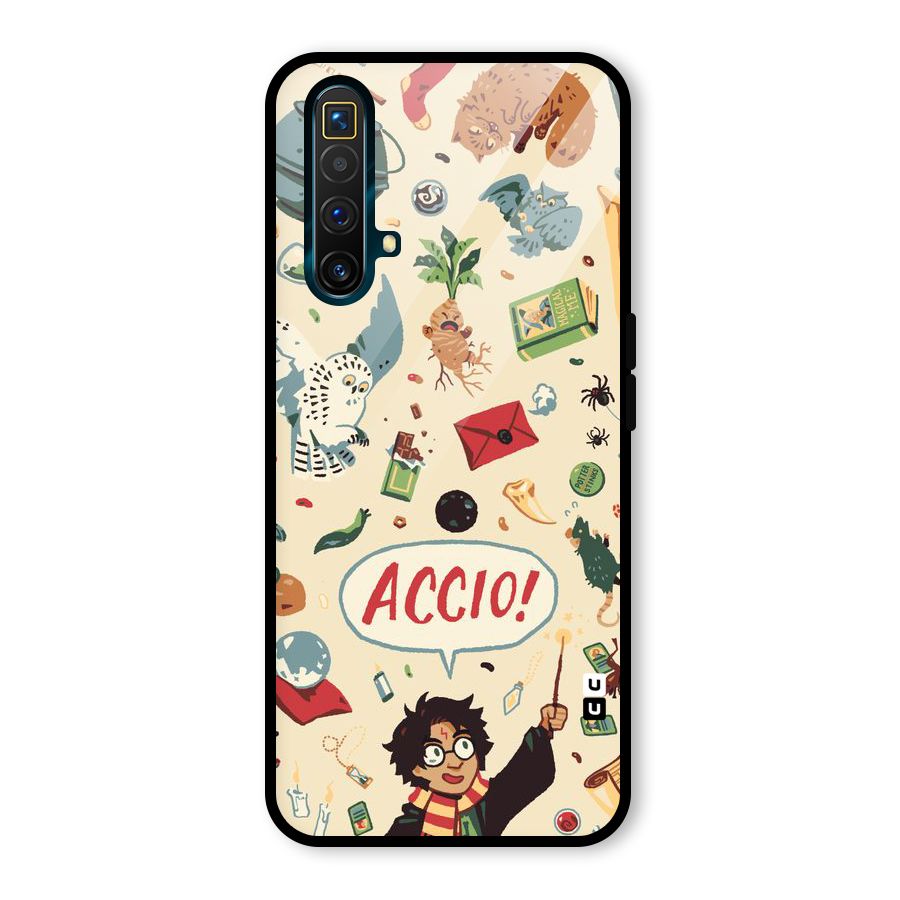Owl Letter Glass Back Case for Realme X3 SuperZoom