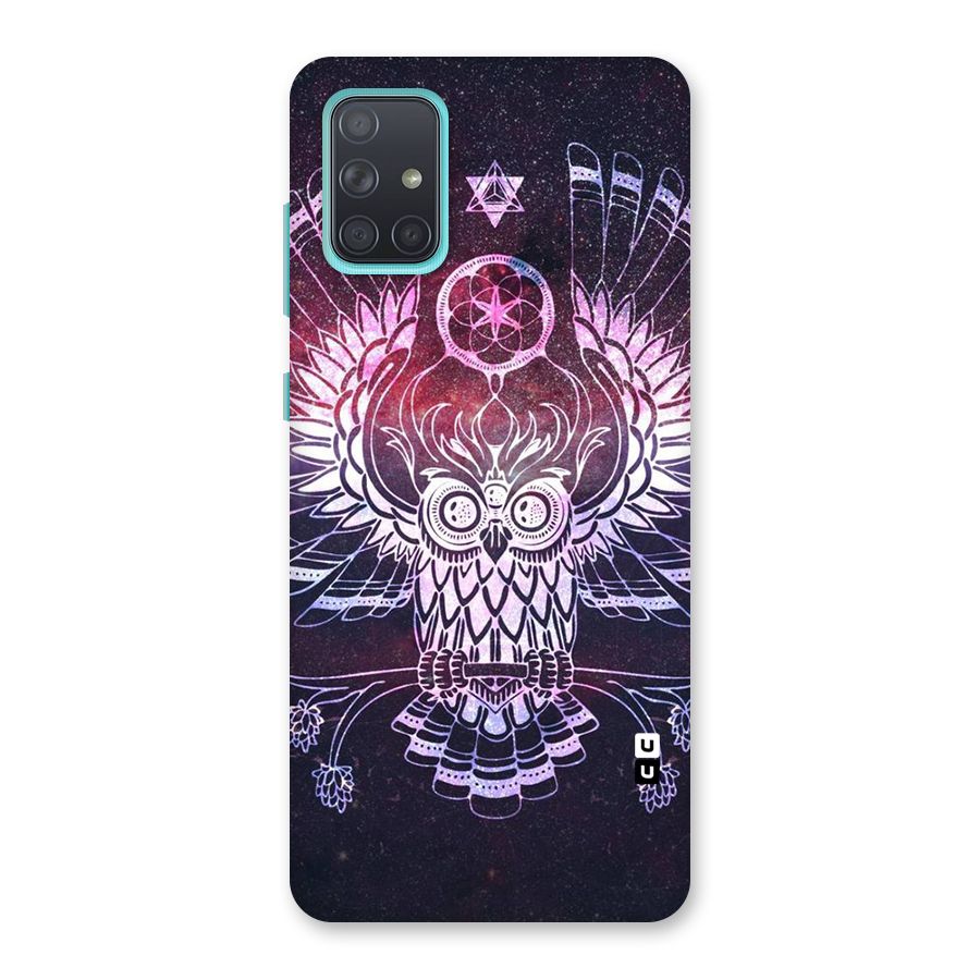 Owl Quirk Swag Back Case for Galaxy A71