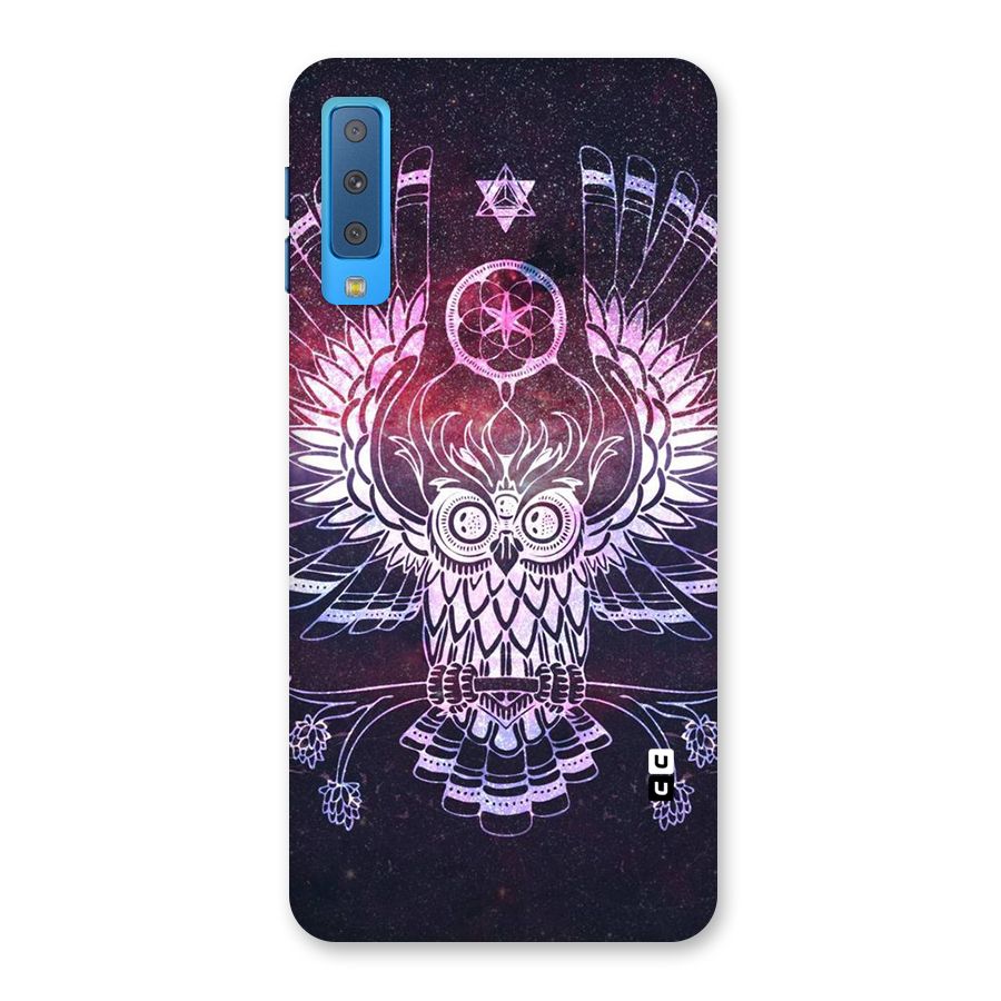 Owl Quirk Swag Back Case for Galaxy A7 (2018)