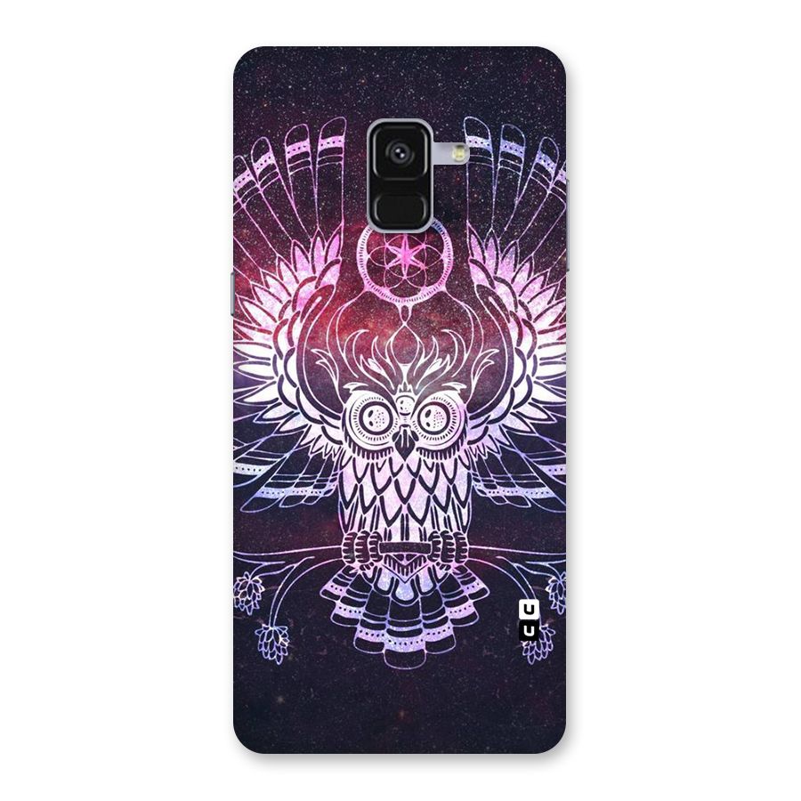 Owl Quirk Swag Back Case for Galaxy A8 Plus