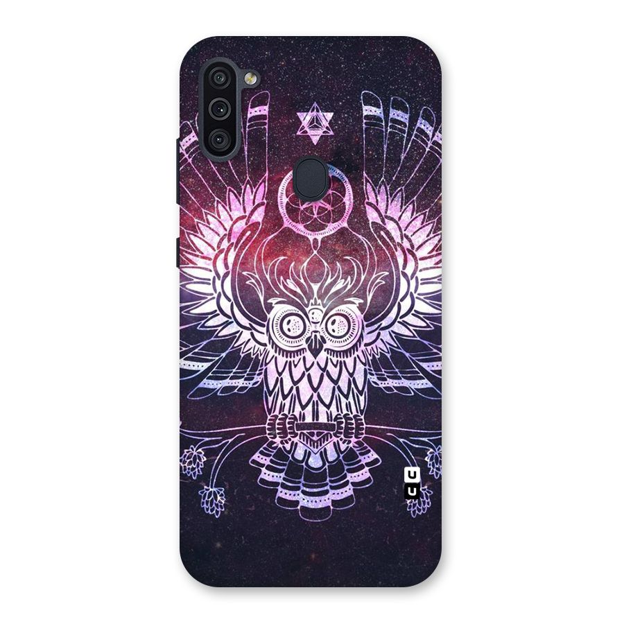 Owl Quirk Swag Back Case for Galaxy M11