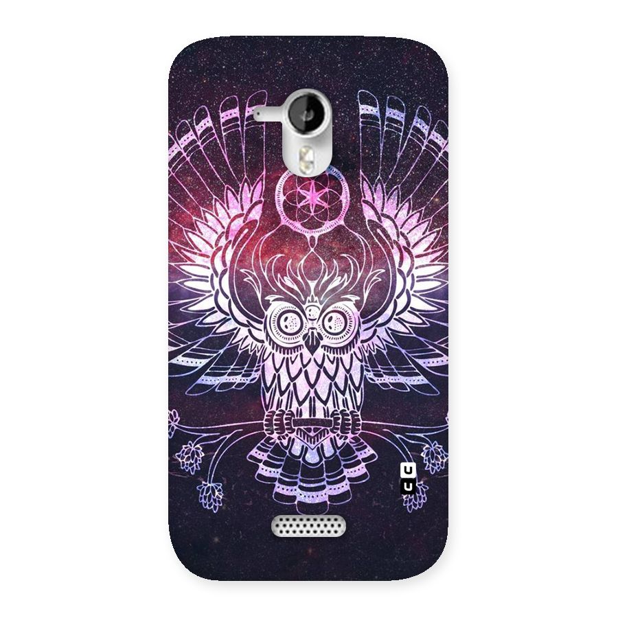 Owl Quirk Swag Back Case for Micromax Canvas HD A116