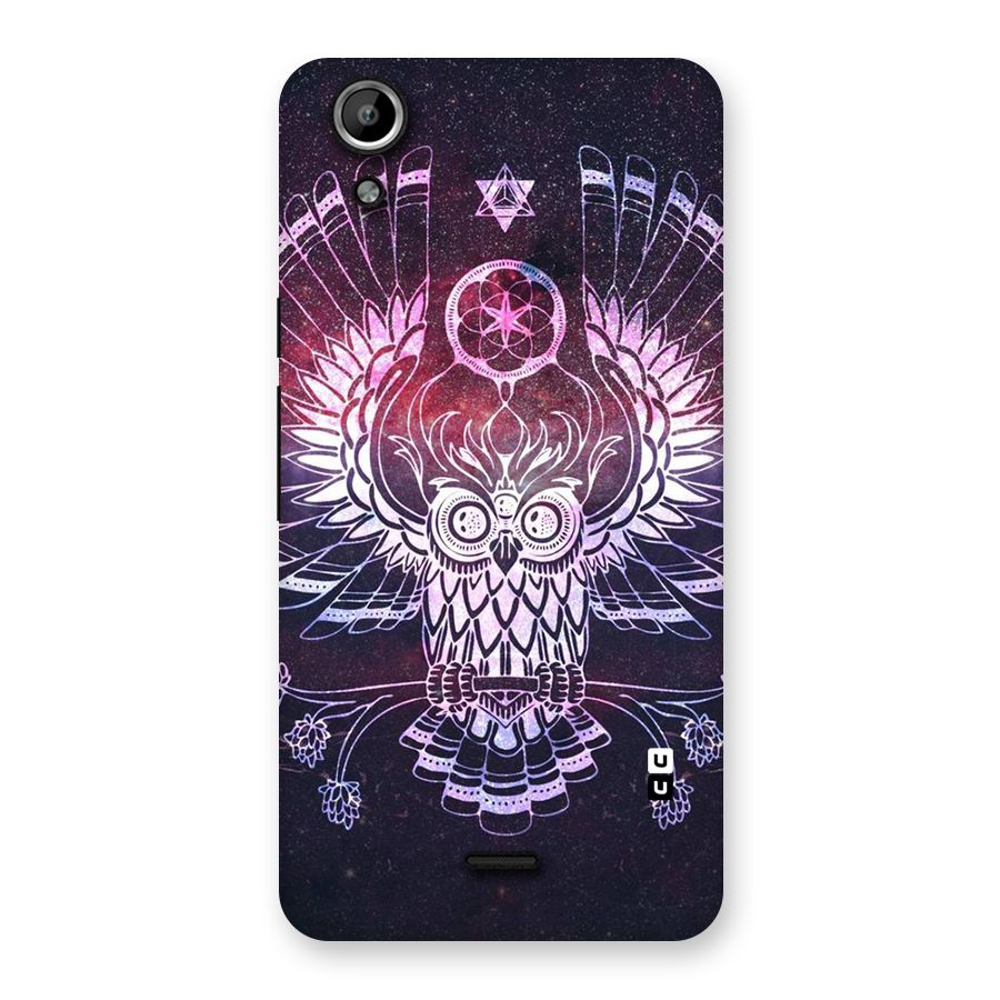 Owl Quirk Swag Back Case for Micromax Canvas Selfie Lens Q345