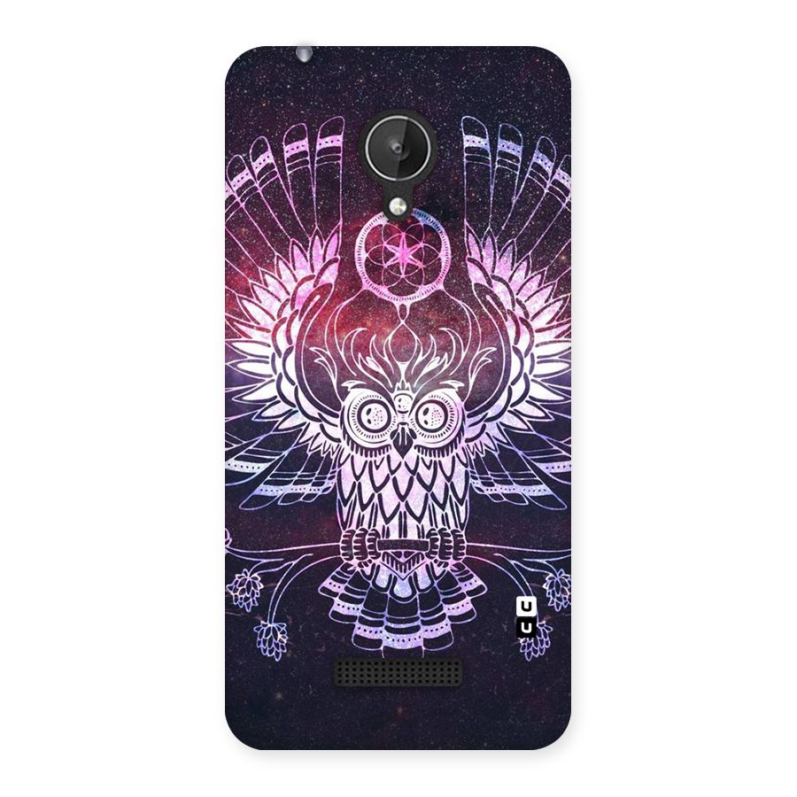 Owl Quirk Swag Back Case for Micromax Canvas Spark Q380