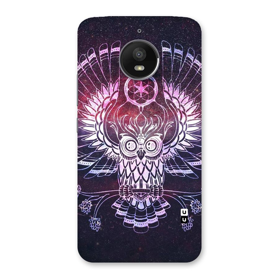 Owl Quirk Swag Back Case for Moto E4 Plus