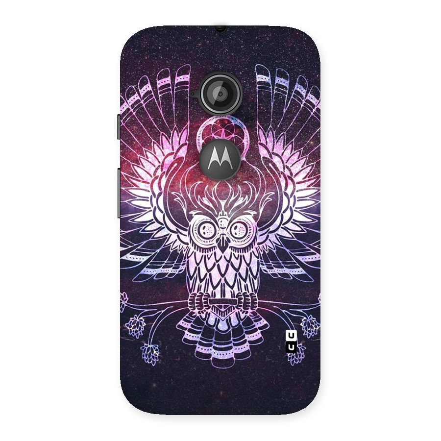 Owl Quirk Swag Back Case for Moto E 2nd Gen