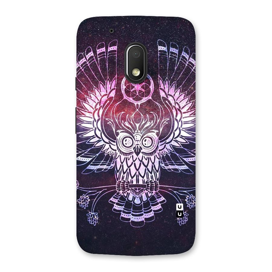 Owl Quirk Swag Back Case for Moto G4 Play