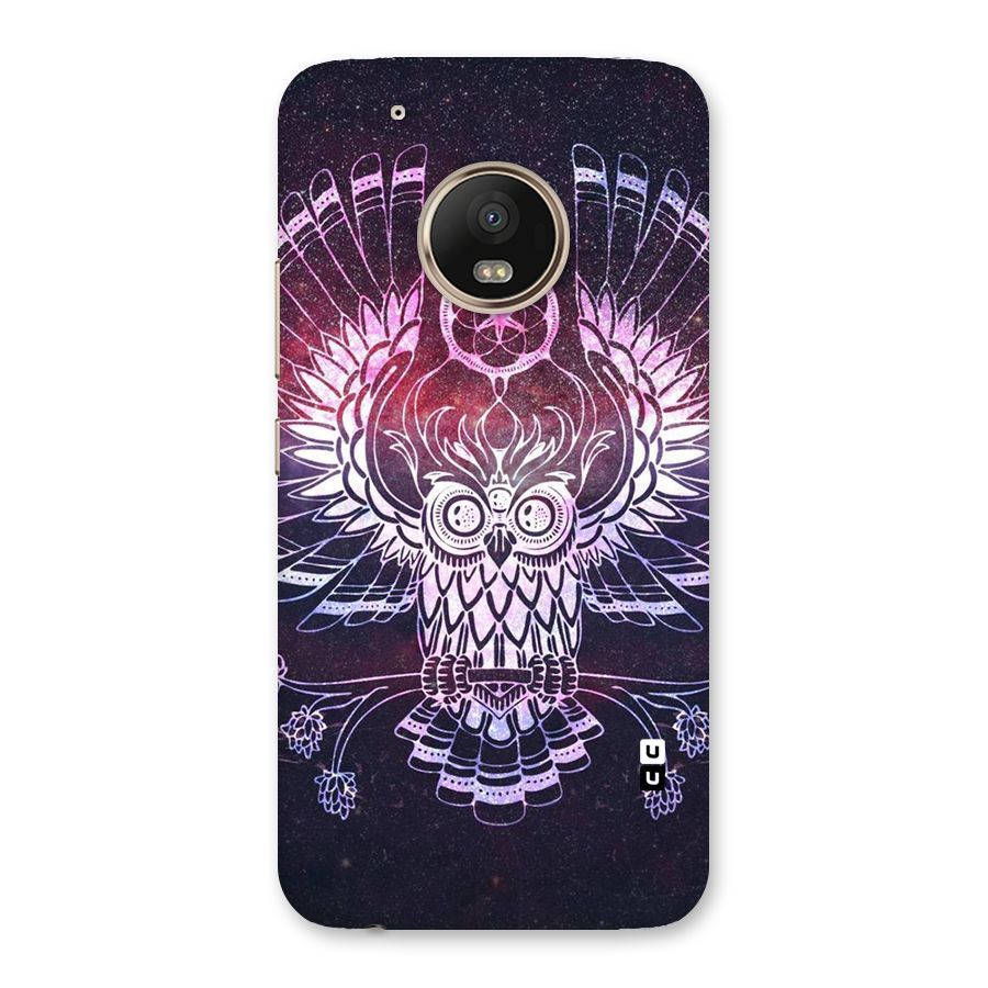 Owl Quirk Swag Back Case for Moto G5 Plus