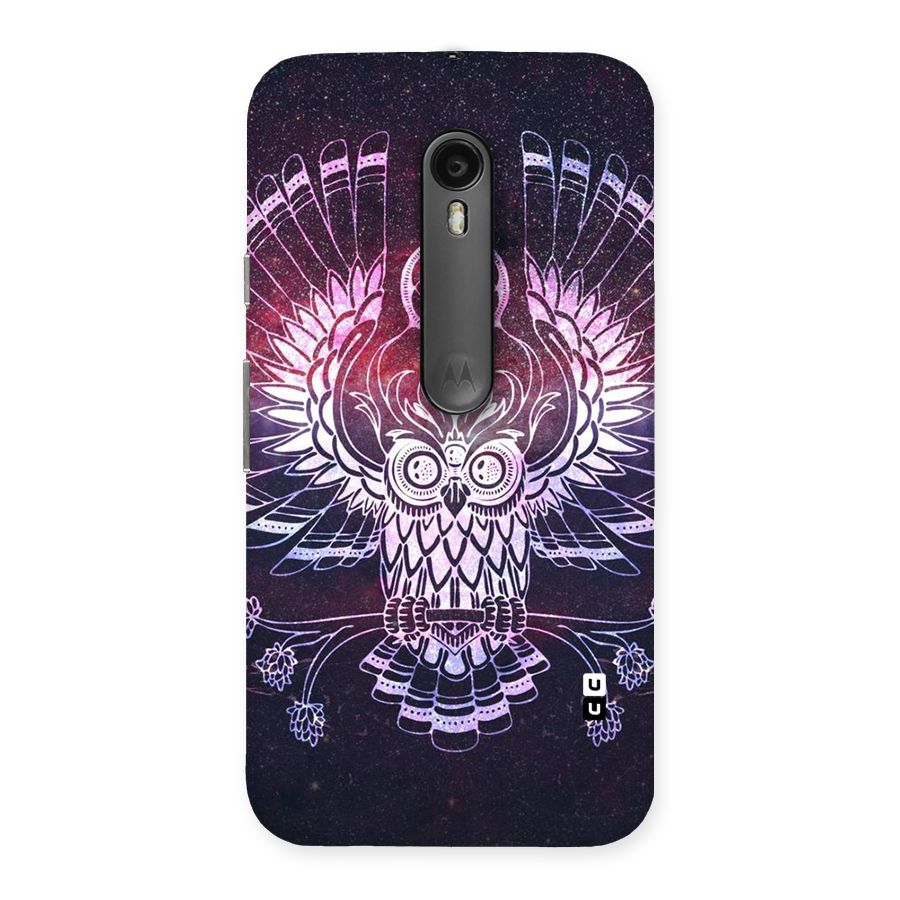 Owl Quirk Swag Back Case for Moto G Turbo