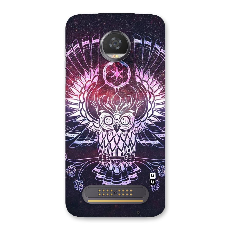 Owl Quirk Swag Back Case for Moto Z2 Play
