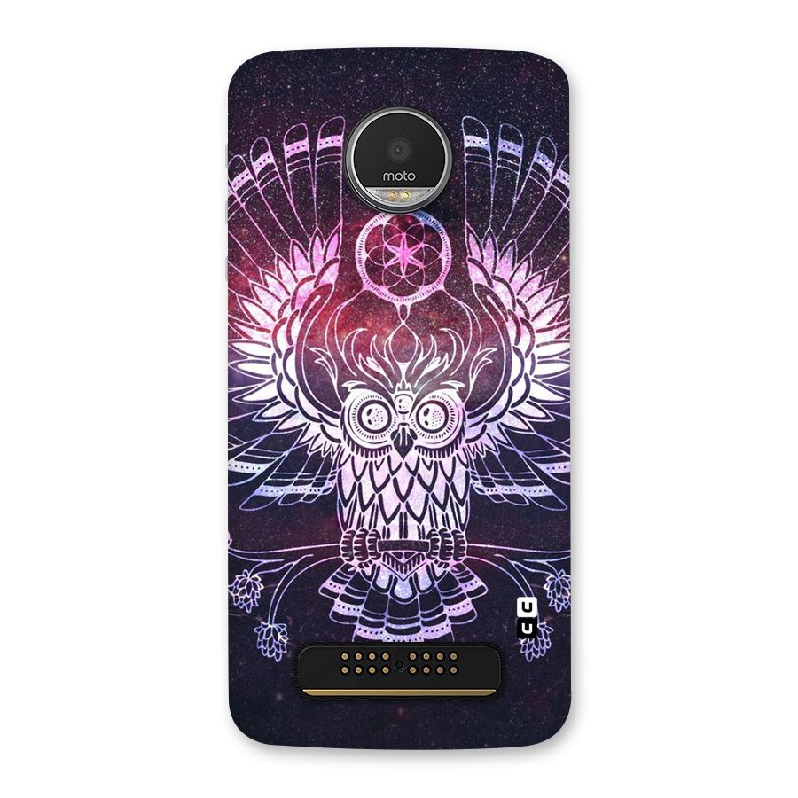 Owl Quirk Swag Back Case for Moto Z Play