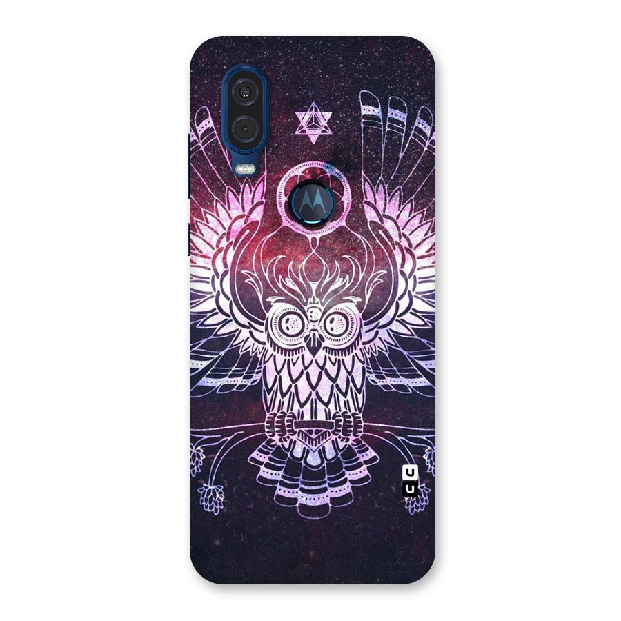 Owl Quirk Swag Back Case for Motorola One Vision