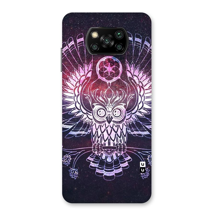Owl Quirk Swag Back Case for Poco X3