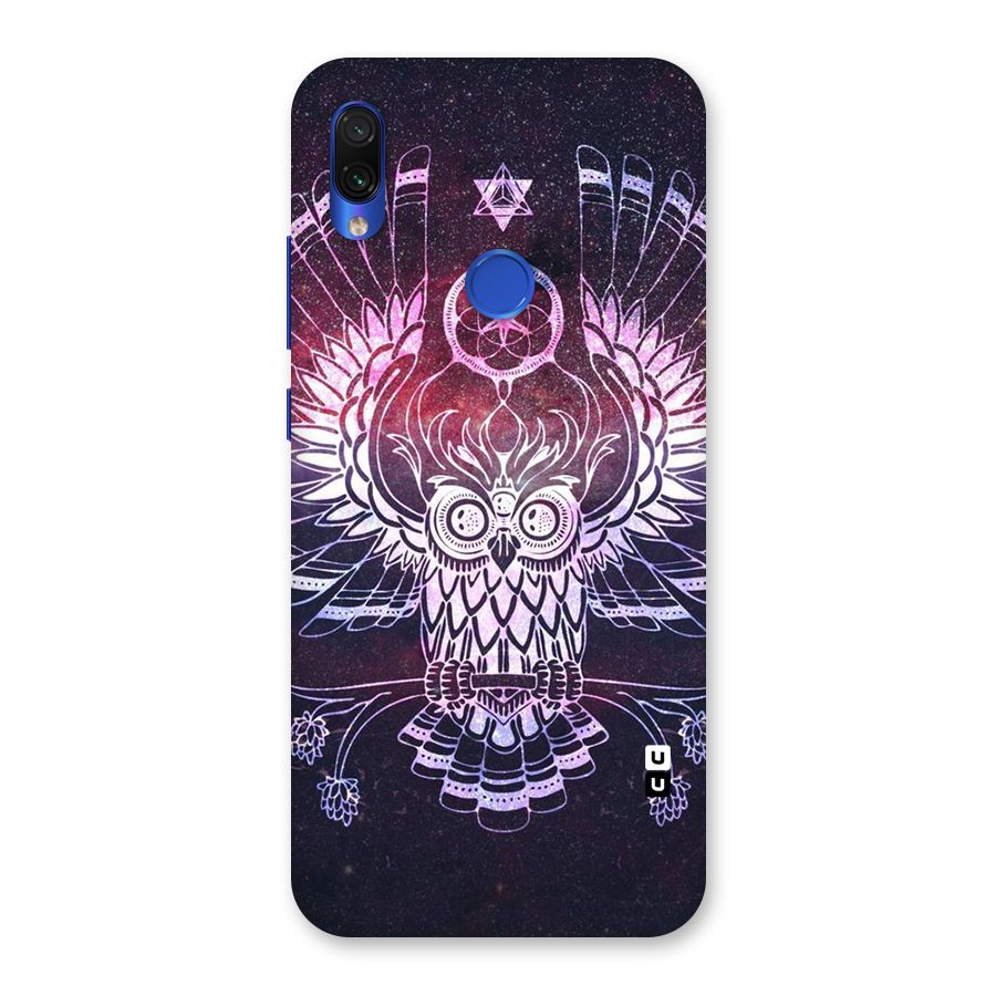 Owl Quirk Swag Back Case for Redmi Note 7S