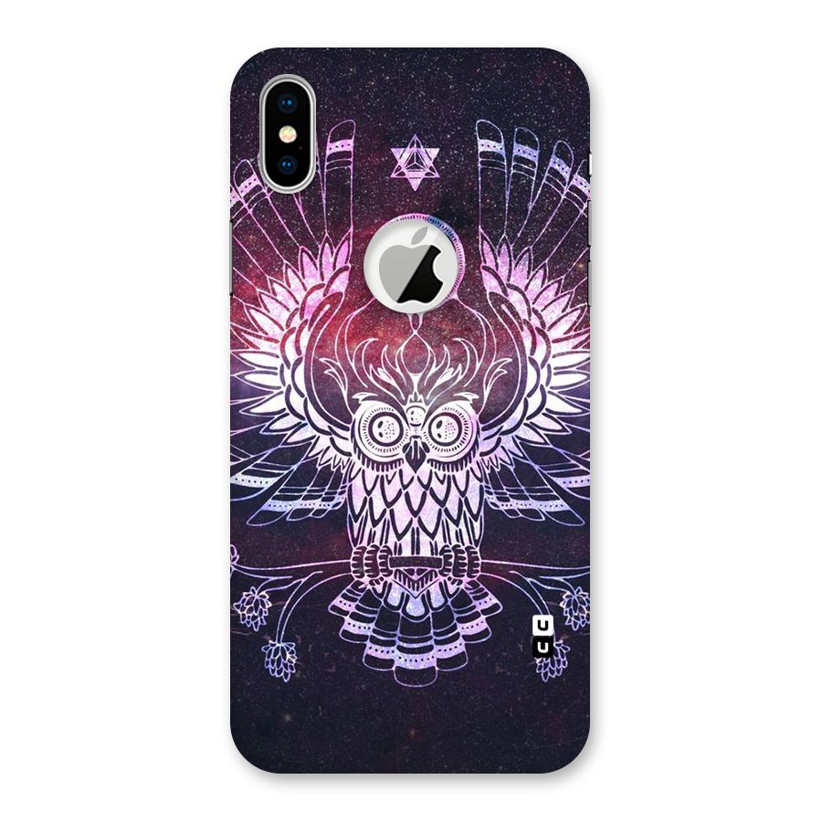 Owl Quirk Swag Back Case for iPhone XS Logo Cut