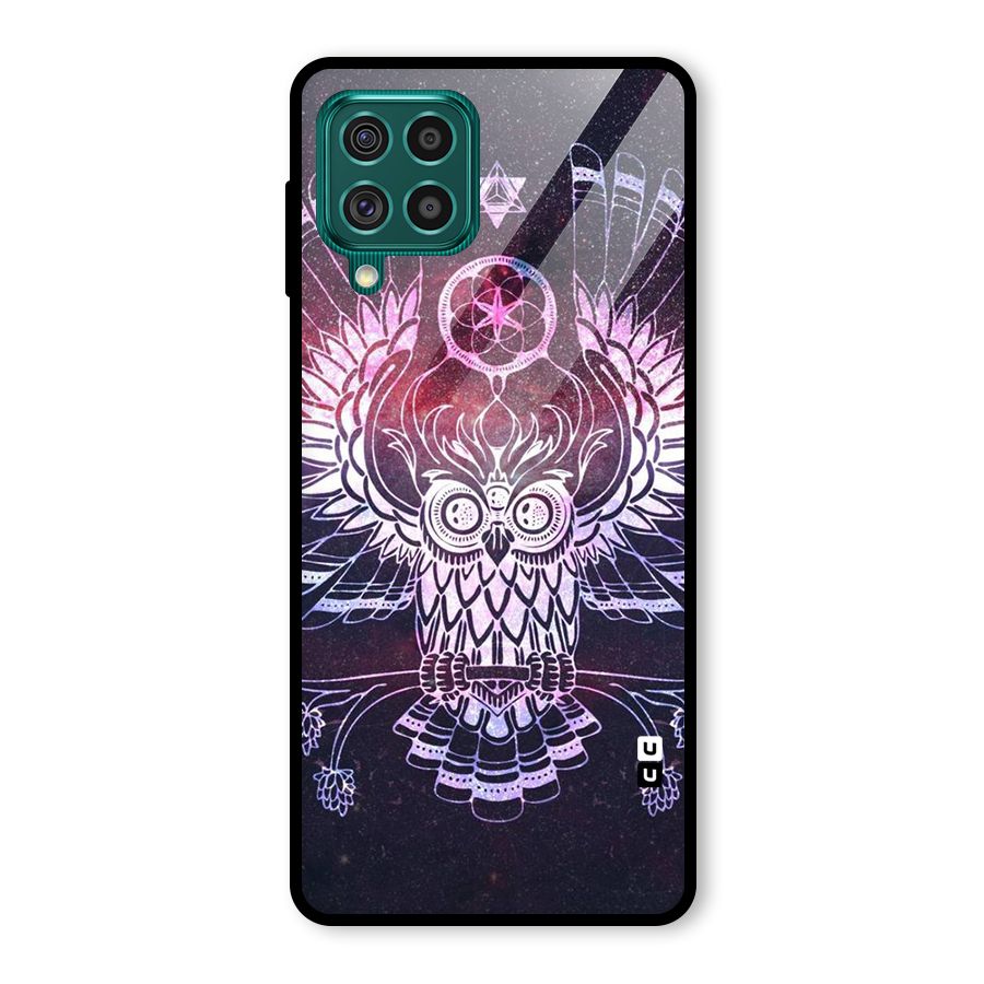 Owl Quirk Swag Glass Back Case for Galaxy F62