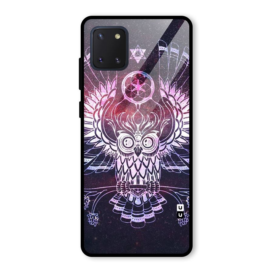 Owl Quirk Swag Glass Back Case for Galaxy Note 10 Lite