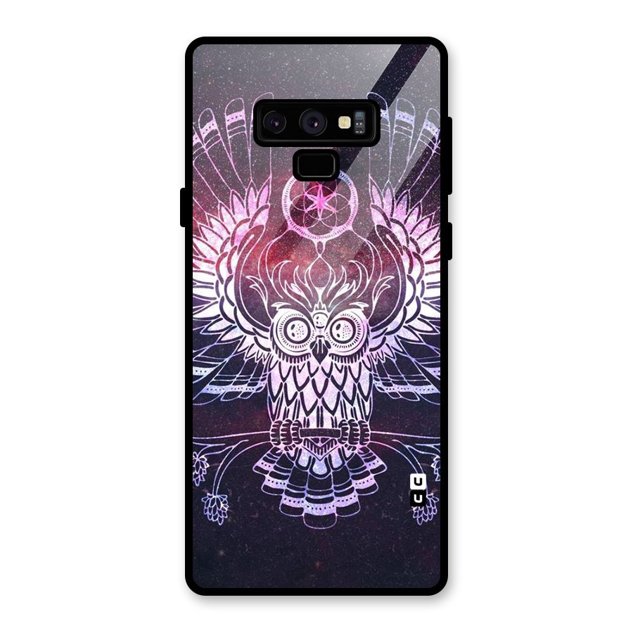 Owl Quirk Swag Glass Back Case for Galaxy Note 9