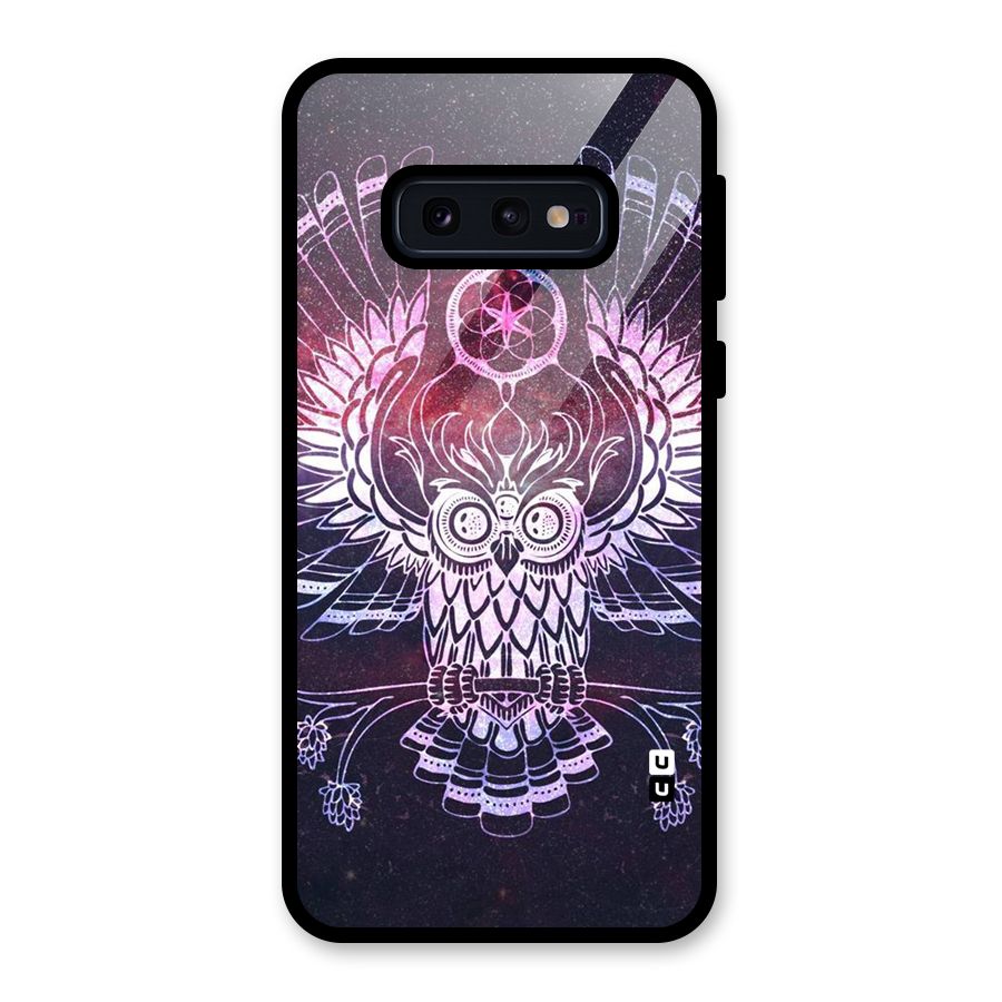 Owl Quirk Swag Glass Back Case for Galaxy S10e